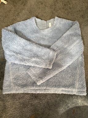 lululemon athletica Pale Blue Sherpa Jacket